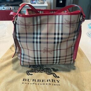 SOLD!! Preloved Pristine Burberry Canterberry tote